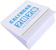 OHPHCALL Desk Calendar Daily Planner With Weekly Monthly Schedule 2025 to 2026 For Office Home School Teacher Students Professionals