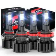 2-SIDES LED Headlight Bulbs Kit 9005 + H11 High Low Beam Bright Cool 6000K (for: Volvo)