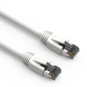 50Ft CAT8 S/FTP Ethernet Network Cable White 24AWG