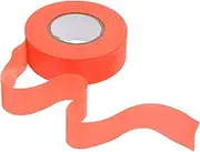 Mobestech 1 Roll High Visibility Reflective Flagging Tape Orange Marking Ribbon for Outdoor Safety Hiking and Boundary Marking Tape for Increased Night Visibility