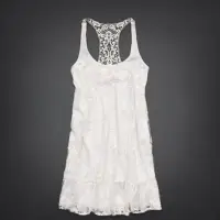在飛比找Yahoo!奇摩拍賣優惠-Abercrombie & Fitch夢幻蕾絲連身裙HOLL