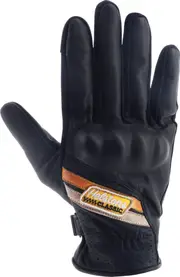 Helstons Cars Air Motorcycle Gloves, black-gold, Size XL for Men Black Gold