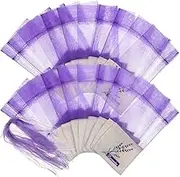 Alipis 30pcs Potpourri Bags Empty Linen Sachet Bags Empty Closet Drawers Bracelet Bags Mini Bags Sachet Eucalyptus Car Perfume Bag to Fill Lavender Sachet Bags Pouch Bride Confetti