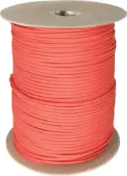 Parachute Cord Parachute Cord Red 1000 Ft Ideal for camping, boating, crabbing,