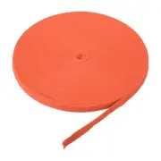 3/8"(1cm) 50 Yard Cotton Twill Tape Cotton Ribbons Bias Binding Tape Dark Orange