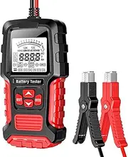 Daseeme FOXSUR 12V 24V Car Battery Tester LCD Battery Test Tool Digital Tester Multe Protections for Car Truck Motorcycle SUV Boat and More Lithium Batteries can not be Tested