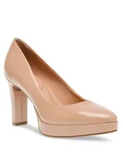 New Anne Klein FLEX Women's Tan Natural Patent Jael Dress Pump Size 6 M NIB