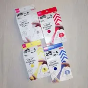 DAISO Soft Clay 4 Set White Yellow Red Blue Made in Japan