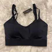 Natori 30DD Sports Bra Black Gravity Contour Underwire Back Closure 752201 NEW
