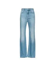 Pinko Wanda Wide-Leg Jeans 24,25,IT28,26,IT30,27,28,29,30 Blue