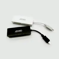 在飛比找PChome24h購物優惠-【A-GOOD】橡皮擦MicroUSB多功能讀卡機+轉接頭