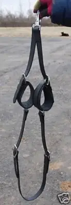 Brand new Biothane draft horse single cart hookup adapter