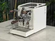 QUICK MILL RUBINO 1 GROUP ESPRESSO COFFEE MACHINE BRAND NEW WHITE & TIMBER HOME