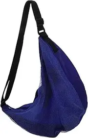 NULYLU Basketball Mesh Net Bag Multi Functional Sports Bag for Soccer Volleyball and Outdoor Activities Convenient Crossbody and Backpack Carry with Generous Storage and Mesh Pockets