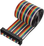 XYWHPGV IDC Rainbow Wire Flat Cable 30P A-type FC/FC Connector 2.54mm Pitch 1m/39.3inch Length(d839c 555f3 7163c 9fce3 3a52d bffa1