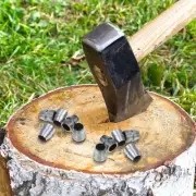 30Pcs Metal Wedges Taper Fixing Accessories Hammer Wedges Axe Handles Splitting