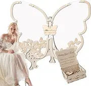 Butterfly Guestbook, Wedding Guest Book Alternative - Baby Shower Visit Book Alternatives with Butterfly Design | Exclusive Guest Book for Guest Book for Part