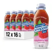 Zero Sugar Raspberry Tea, 16 Fl Oz Recycled Plastic, Pack of 12