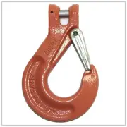 5/8" Clevis Sling Hook With Safety Latch Forged Grade 100 Rigging Lifting Towing