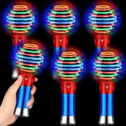 6 Pieces Light up Magic Ball Toy Wand for Boys Flashing LED Wand Light up Toys f