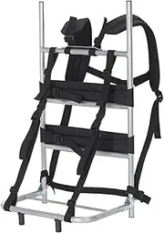 QSTDGVPW Heavy Duty Carrying Backpack Frame, Carrying Gear Holder, Heavy Duty Aluminum Nylon Folding Bag Frame for Outdoor Activities