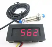 New Digital Red LED Tachometer RPM Speed Meter + Proximity Switch Sensor NPN