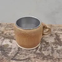 在飛比找蝦皮購物優惠-玻璃杯竹杯獨特的竹杯來自竹子的獨特杯子獨特的杯子竹子和不銹鋼