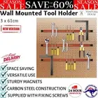 3 x 61cm Magnetic Wall Mounted Tool Holder Storage Garage Workshop Organiser New
