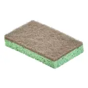 Superio Non-Scratch Natural Sisal Cellulose Sponge with Scouring Pad