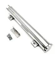 Universal Radiator Overflow Tank Reservoir 2" x 17" Polished Aluminum Chevy Ford
