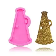 Megaphone Keychains Silicone Mold for DIY Fondant Mold Gum Paste Crystal Cupcake
