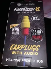 Freereign VL Earplugs With Audio Hearing protection OSHA Compliant