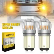 1157 Amber Yellow LED Turn Signal Tail Stop Light Bulbs BAY15D P21/5W For Honda (for: Volvo)