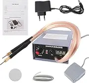 5000W Battery Spot Welder, Portable Welding Tool Kit with 10 Gear Spot Adjustable/LCD Display/3200mAh Rechargeable Battery，0.1-0.15mm Nickel Strip, for for 18650/26650/32650 Battery Pack