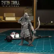 Half Dragon Waldläufer Miniature Dragonborn Ranger for RPG Like D & 5e