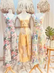 Blazer Suit Pants, Skirt Set, Croptop & Pants, Croptop & Maxi Skirt Set XXS - M