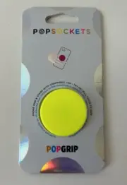 Popsockets Jolt Neon Yellow Bright Swappable Top Popsocket Pop Socket PopGrip