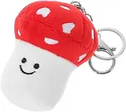Plush Mushroom Keychain Pendant Cute Plush Charm for Bags Backpacks Luggage Unique Key Ornament present for Birthdays Valentine Day Christmas