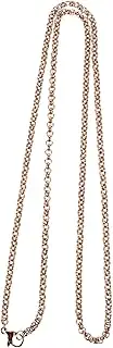 [CORHAD] Collarbone Necklace Men Necklace Chain Circle Chain Men's Eyeglass Chains Necklace Chains Jewelry Chain Belt The Chain Charm Necklace Chain Crossbody Chain Stainless Steel Silver
