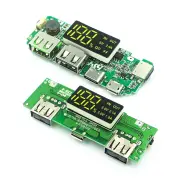 LED Display Dual USB 5V 2.4A Micro Type-C USB Mobile Power Bank 18650 Charging Module Lithium Battery Charger Board Circ