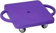Oshhni Indoor Scooter Board with Handles Sitting Scooter Motor Skills 11.8 Inches with Casters for Park Playground Gym Home Backyard
