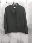 Cold Water Creek Woman's 16 Long Sleeve Polyester Wool Mix Button Up Brown...