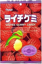 Kasugai Gummy Lychee Candy 102 g