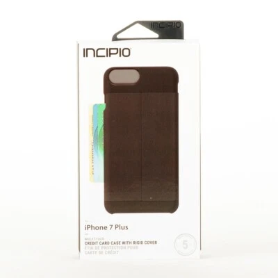 Incipio Wallet Folio Case Cover For iPhone 8 Plus & iPhone 7 Plus - Black