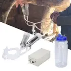 Portable Electric Pulse Milking Machine Miking pump for Cow Cattle 100-240V