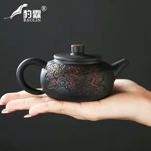 柴燒紫砂壺泡茶壺單壺陶瓷家用煮茶器沖茶水壺沏茶具茶道工具美人