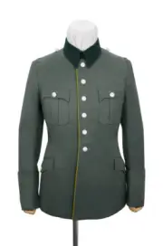 WW2 German Heer M28 Officer signal Gabardine piped service tunic I