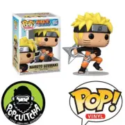 Naruto: Shippuden - Naruto Uzumaki with Kunai & Shuriken Pop! Vinyl Figure "New"