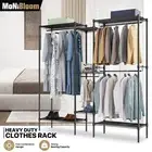 Garment Rack Adjustable Closet Organizer Stand Clothes Shoe Storage Corner Shelf