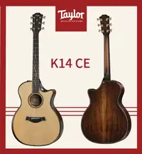 在飛比找樂天市場購物網優惠-【非凡樂器】Taylor K14ce 電木吉他/贈原廠背帶+